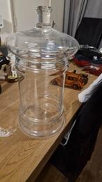 Glazen pot met deksel, Huis en Inrichting, Woonaccessoires | Vazen, Overige kleuren, 50 tot 75 cm, Ophalen of Verzenden, Glas