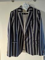 Blauw wit gestreept blazer scotch & soda maat L, Blauw, Maat 42/44 (L), Ophalen of Verzenden, Zo goed als nieuw
