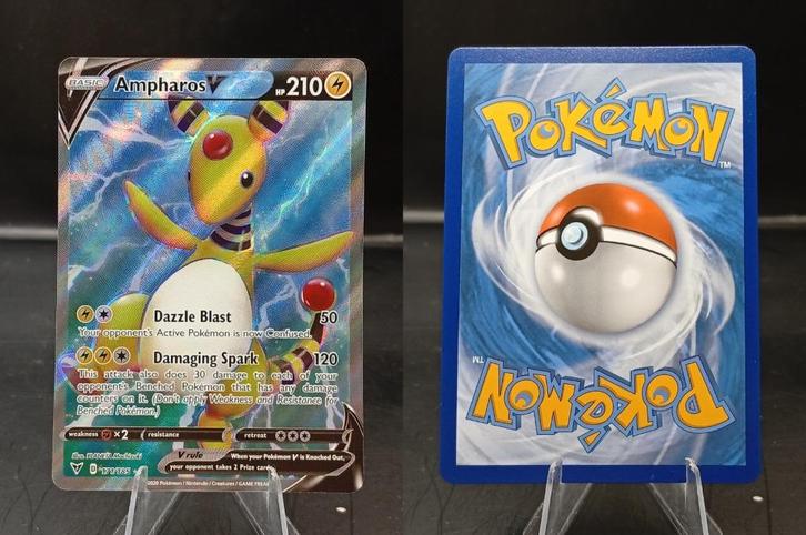 Ampharos V (VIV 171) - Near Mint, Hobby en Vrije tijd, Verzamelkaartspellen | Pokémon, Zo goed als nieuw, Losse kaart, Ophalen of Verzenden