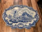 Delfs blauw wandbord boch belgium, Antiek en Kunst, Ophalen