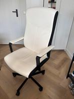 Witte bureaustoel - afhalen in Amsterdam-West, Huis en Inrichting, Bureaustoelen, Ophalen of Verzenden, Zo goed als nieuw, Wit