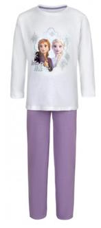 Disney Frozen Pyjama - Lila/ Wit - Maat 122/128, Disney, Nacht- of Onderkleding, Meisje, Nieuw