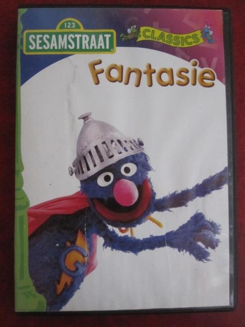 Sesamstraat - Fantasie, Cd's en Dvd's, Dvd's | Kinderen en Jeugd, Zo goed als nieuw, Tv fictie, Educatief, Alle leeftijden, Ophalen of Verzenden