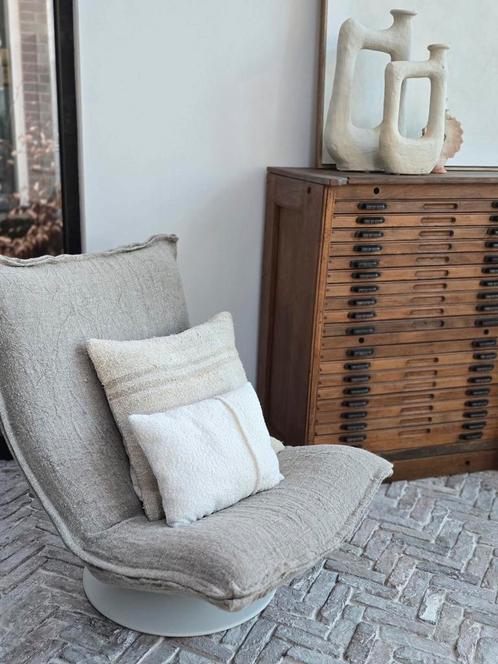 Artifort fauteuil F980,  vintage design, Huis en Inrichting, Fauteuils, Nieuw, Metaal, Stof, 75 tot 100 cm, Ophalen