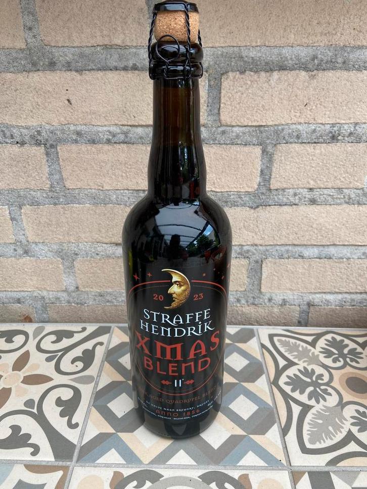 Straffe Hendrik Xmas blend 2023, Verzamelen, Biermerken, Zo goed als nieuw, Flesje(s), Ophalen of Verzenden