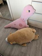 Miniso 2 grote XL knuffels dino en beer, Ophalen of Verzenden, Zo goed als nieuw, Beer