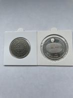 De eerste en laatste (zilveren 10 gulden) herdenkingsmunt, Postzegels en Munten, Munten | Nederland, Setje, Zilver, Ophalen of Verzenden