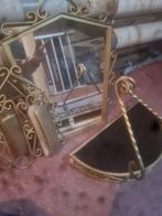 Oud gouden hang setje, Huis en Inrichting, Woonaccessoires | Spiegels, Minder dan 50 cm, Gebruikt, Ophalen of Verzenden, Minder dan 100 cm