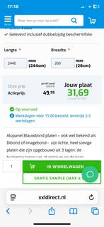 Kunststof reclame stroken, Ophalen of Verzenden, Nieuw