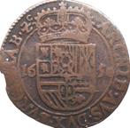 Spaanse Nederlanden - Brabant liard 1650 (schaars), Postzegels en Munten, Munten | Nederland, Ophalen of Verzenden, Vóór koninkrijk
