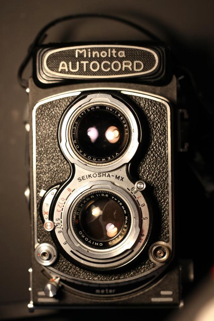 Minolta autocord, Audio, Tv en Foto, Fotocamera's Analoog, Zo goed als nieuw, Spiegelreflex, Minolta, Ophalen