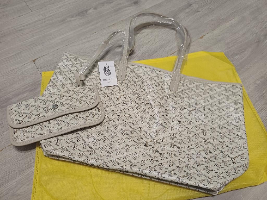 Goyard paris dames tas en portomonnee, Jacek, Beige, Shopper, Ophalen of Verzenden