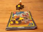 Lego Town 95200-1 Construction Worker with Bulldozer, Ophalen of Verzenden, Gebruikt, Complete set, Lego