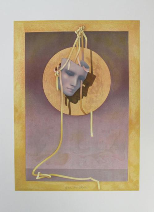 Jean Paul Cleren(1940)Kl Lithogra "Opéra du Silence" Gourdon, Antiek en Kunst, Kunst | Litho's en Zeefdrukken, Ophalen of Verzenden