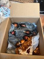 Kerstballen glas bruintinten, Diversen, Kerst, Ophalen of Verzenden, Zo goed als nieuw