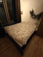 Ikea bedframe MALM, Huis en Inrichting, Slaapkamer | Bedden, Ophalen, Gebruikt, Zwart, Tweepersoons