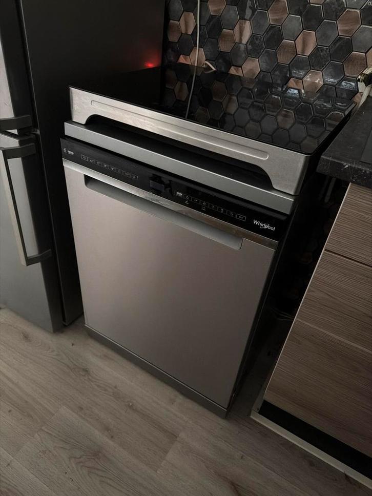 Whirlpool W7F HS41 X MaxiSpace Rvs, Witgoed en Apparatuur, Vaatwasmachines, Gebruikt, Inbouw, 85 tot 90 cm, 60 cm of meer, 10 tot 14 liter