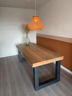 Eettafel van steigerhout, Huis en Inrichting, Ophalen, Zo goed als nieuw, Rechthoekig, 50 tot 100 cm