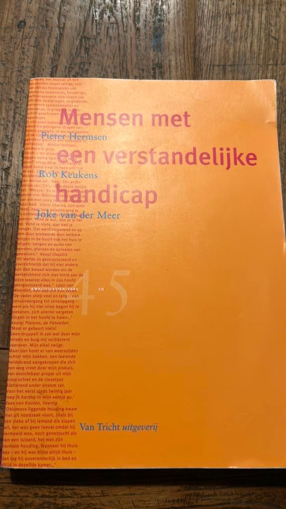 Joke van der Meer - Mensen met een verstandelijke handicap, Boeken, Wetenschap, Zo goed als nieuw, Ophalen of Verzenden