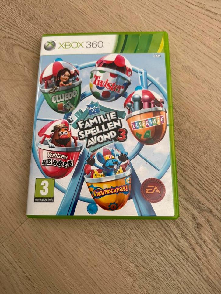 Spel Familie spellenavond 3 Xbox 360 zgan, Spelcomputers en Games, Games | Xbox 360, Zo goed als nieuw, Overige genres, 3 spelers of meer