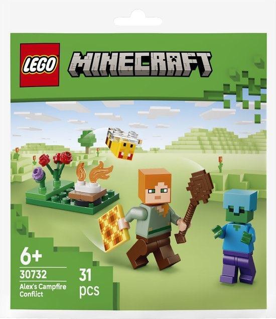 LEGO Minecraft - Alex en de strijd bij het kampvuur - 30732, Kinderen en Baby's, Speelgoed | Duplo en Lego, Nieuw, Verzenden
