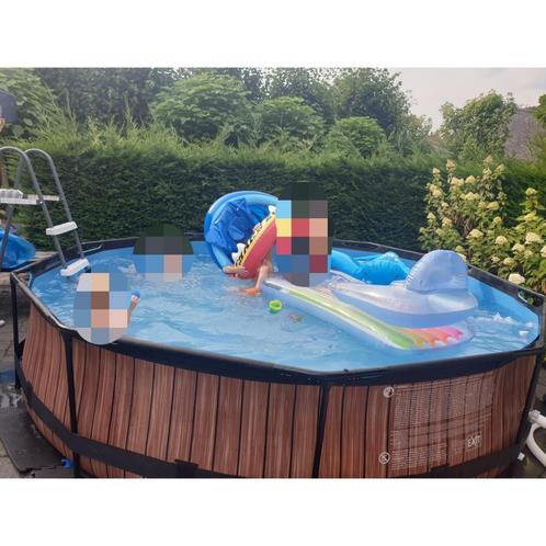 EXIT zwembad ø360x76cm met extra's, Tuin en Terras, Zwembaden, Zo goed als nieuw, Opzetzwembad, Minder dan 80 cm, 200 tot 400 cm