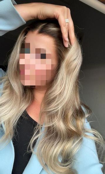 Blonde HD front lace wig pruik haarwerk haarstuk echt haar beschikbaar voor biedingen