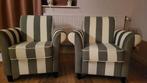 Set van landelijke fauteuils/stoelen, Huis en Inrichting, Fauteuils, Ophalen, Minder dan 75 cm, Stof, 50 tot 75 cm