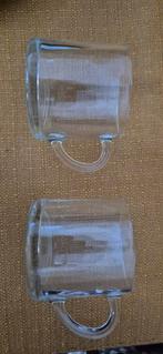 Pickwick Vintage Vierkante Theeglazen - Jaren 70, Ophalen of Verzenden, Gebruikt