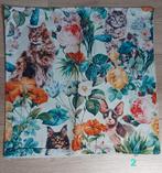 Vintage kussenhoes sphynx, sphynx kat kussenhoes, maine coon, Ophalen of Verzenden, Nieuw, Overige kleuren, Vierkant