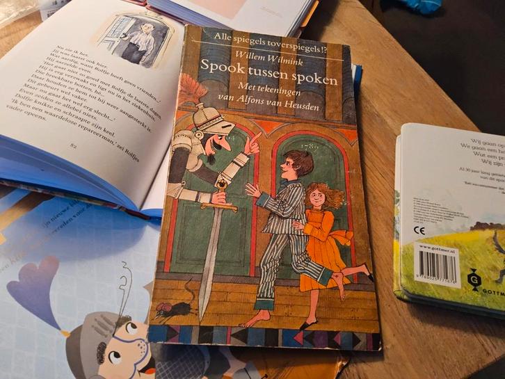 Spook tussen spoken Willem Wilmink alle spiegels toverspiege, Boeken, Kinderboeken | Jeugd | onder 10 jaar, Gelezen, Ophalen of Verzenden