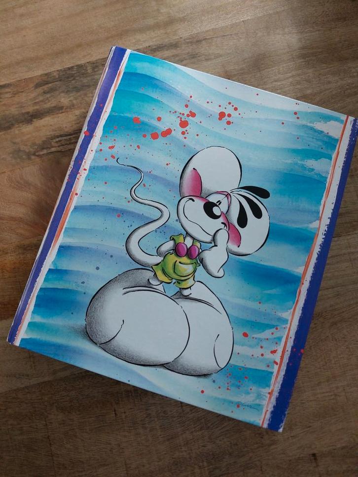 Diddlmap met ruim 100 verschillende kleine blaadjes, Verzamelen, Diddl, Gebruikt, Ophalen of Verzenden