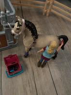 Schleich Paardenstal met Paard en Accessoires, Ophalen of Verzenden, Zo goed als nieuw