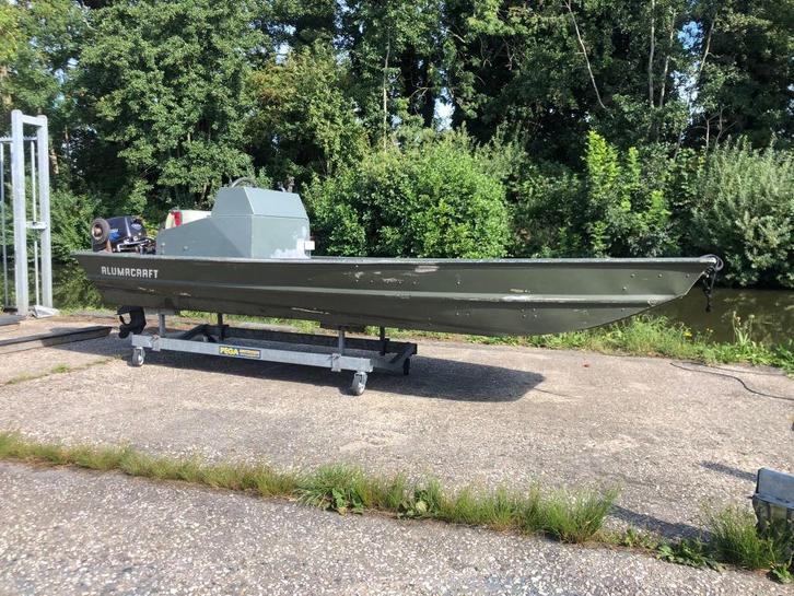 Alumacraft 1436 JON SIERRA LT met 9,8 PK Tohatsu 4t, Watersport en Boten, Vis- en Consoleboten, Gebruikt, Tot 10 pk, 3 tot 6 meter