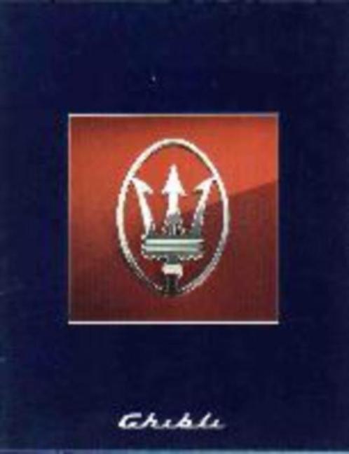 Maserati Ghibli fraaie originele brochure/auto folder '95, Boeken, Auto's | Folders en Tijdschriften, Zo goed als nieuw, Porsche
