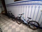 2 x  elektrische Mountainbikes, Gebruikt, Vering, 10 tot 15 versnellingen, 47 tot 51 cm
