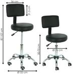 zadelkruk tabouret kapperskruk