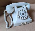 draaischijf PTT telefoon bakeliet wit type T65 jaren '60, Ophalen of Verzenden, Gebruikt, Met draaischijf