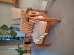 Verstelbare vintage rokers-stoel, Huis en Inrichting, Ophalen, Gebruikt, Bruin, Eén