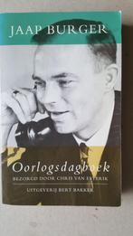 Oorlogsdagboek van Jaap Burger, Tweede Wereldoorlog, Ophalen of Verzenden, Zo goed als nieuw, Algemeen