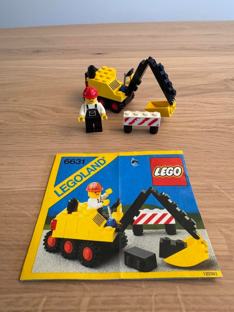 LEGO set 6631 Steam Shovel, Lego, Ophalen of Verzenden, Zo goed als nieuw, LEGOLAND