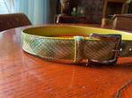 IZGS VERKERENDE LEREN MADE IN ITALY NANNI CROCOPRINT RIEM, Minder dan 3 cm, Overige kleuren, Echt leder, 90 tot 100 cm