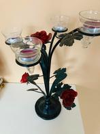 🌹Kandelaar  rozen waxinelichthouder anna nina romy boomsma, Ophalen of Verzenden