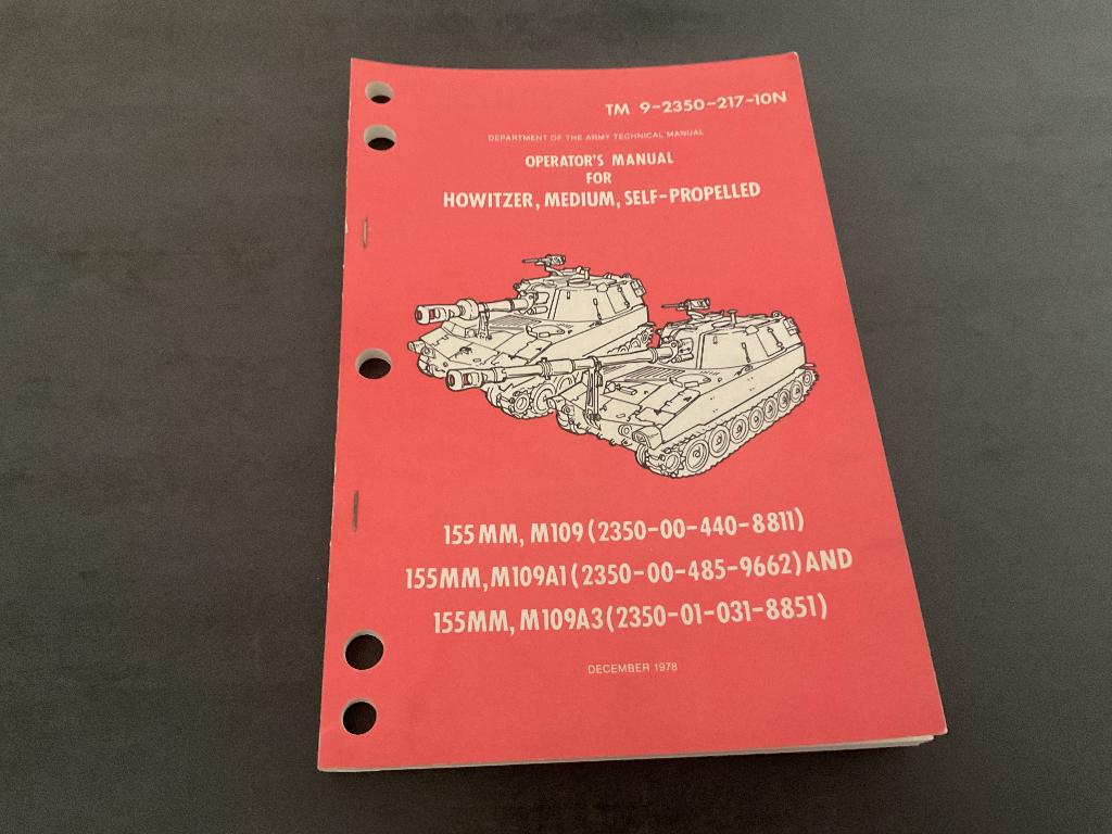 M109 155mm howitzer self propelled, Ophalen of Verzenden, Landmacht, Nederland, Embleem of Badge