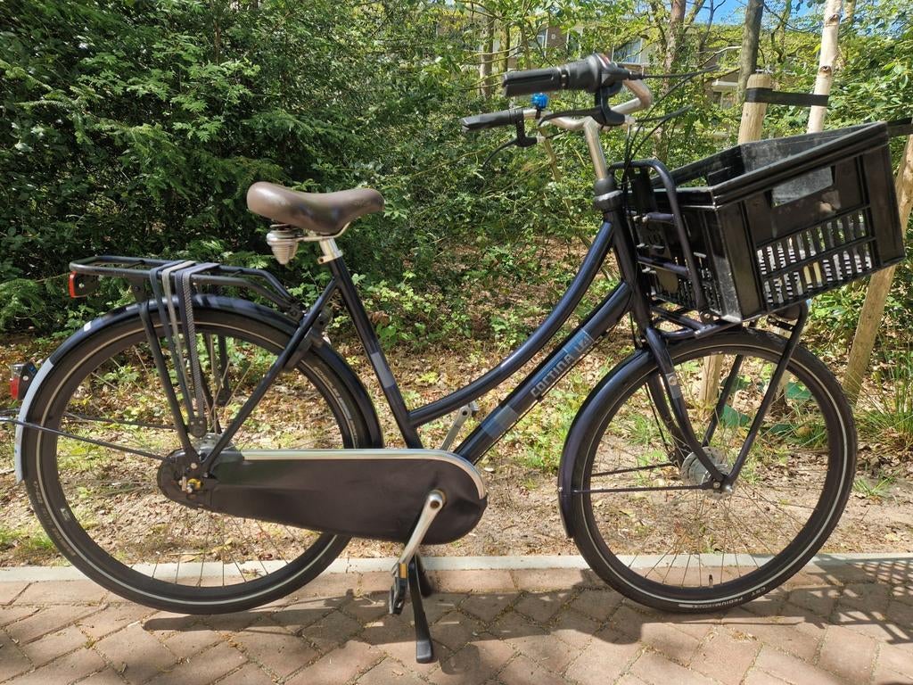 28" inch blauwe meisjesfiets Cortina u4 7 versnellingen, Fietsen en Brommers, Fietsen | Meisjes, Cortina U4 transportfiets, Versnellingen