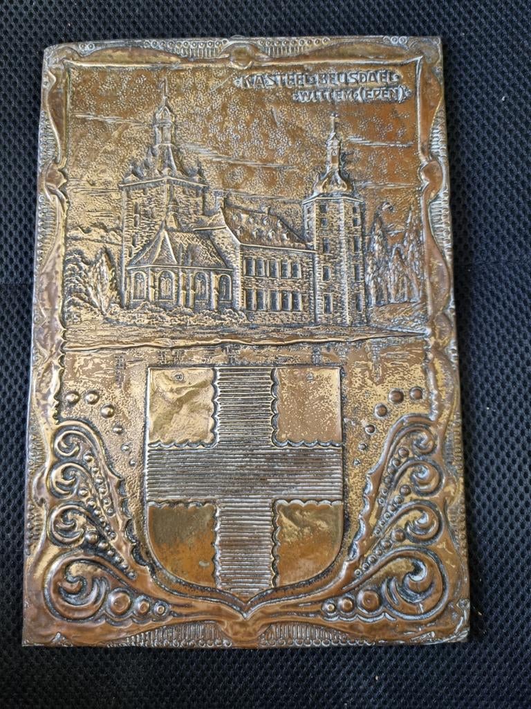 Oude Koperen wandplaten. 11x, Antiek en Kunst, Antiek | Boeken en Bijbels, Ophalen of Verzenden