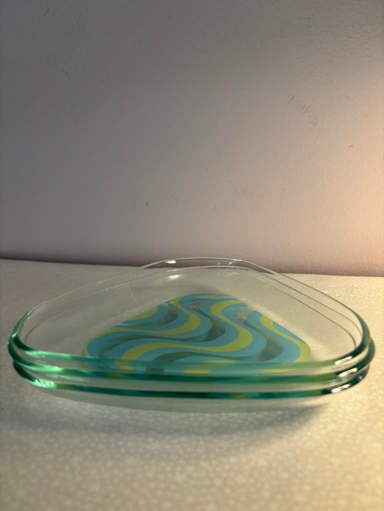 Vintage IKEA wavy retro driehoeks schaaltjes, Verzenden