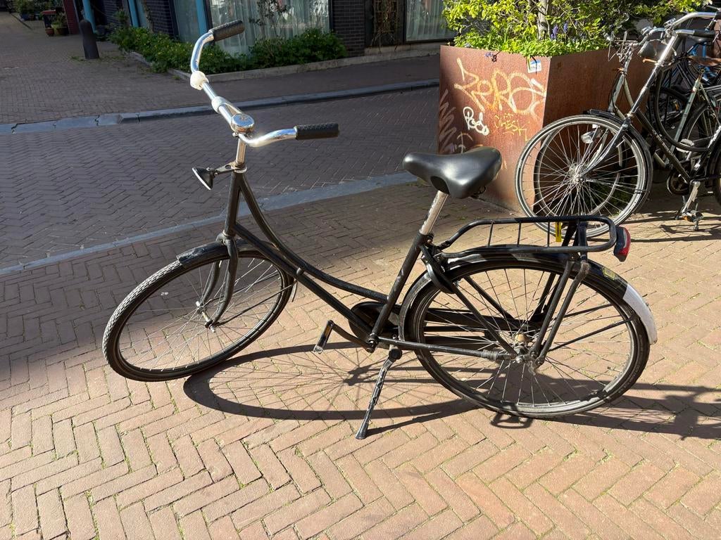Zwarte omafiets, Ophalen of Verzenden, Gebruikt
