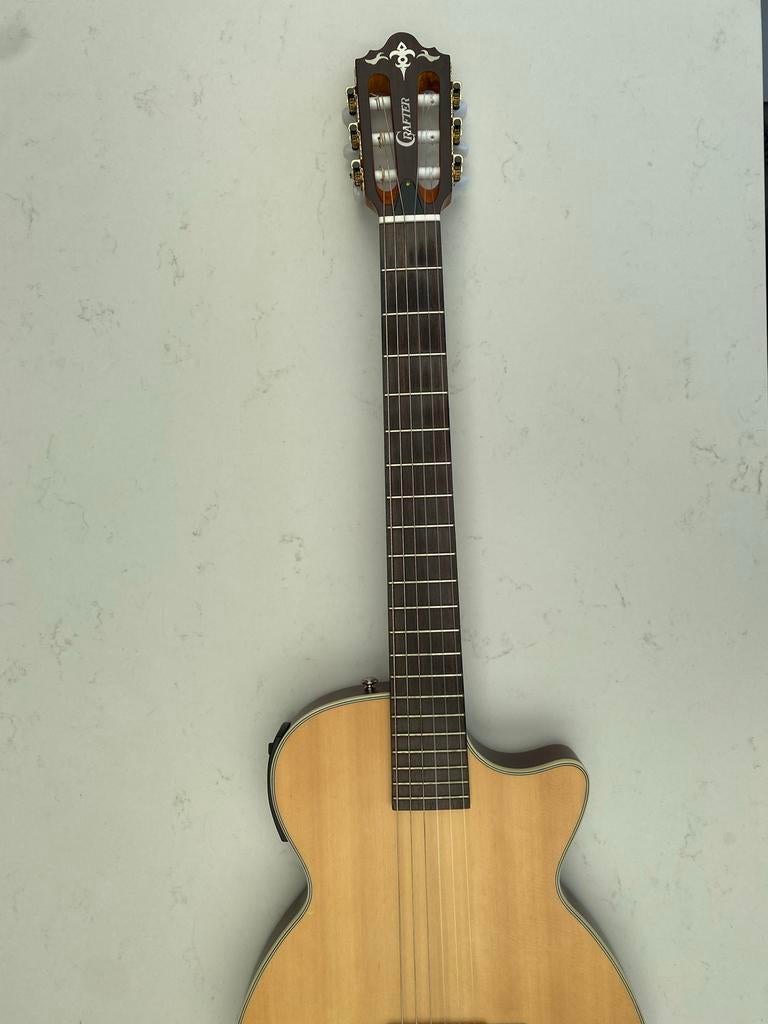 Crafter nylon string electro akoestische gitaar, Muziek en Instrumenten, Snaarinstrumenten | Gitaren | Akoestisch, Ophalen of Verzenden