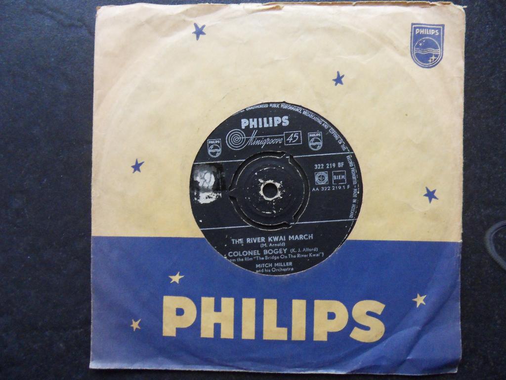 Mitch Miller - The river Kwai March, Cd's en Dvd's, Vinyl Singles, Ophalen of Verzenden, Gebruikt